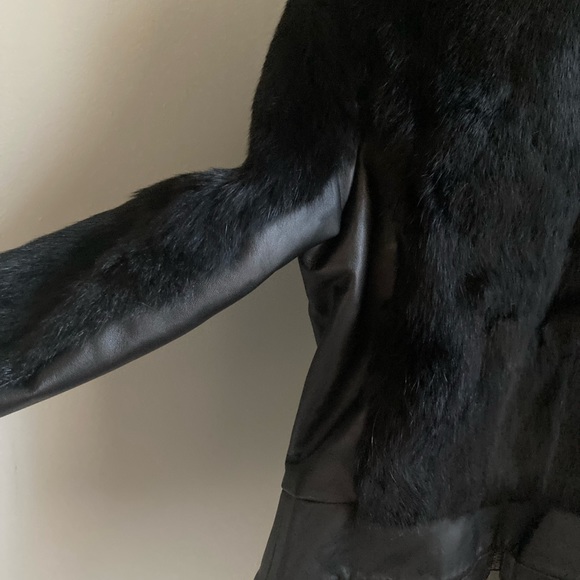 Armani Bunny and Leather Jacket - Picture 4 of 11